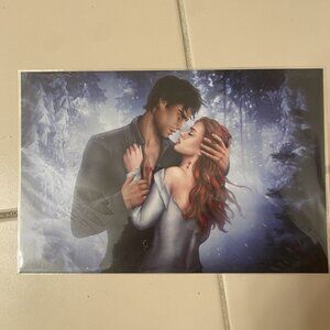 Poppy and Casteel print, From Blood and Ash, Jennifer L Armentrout, 22.5 x 15 cm